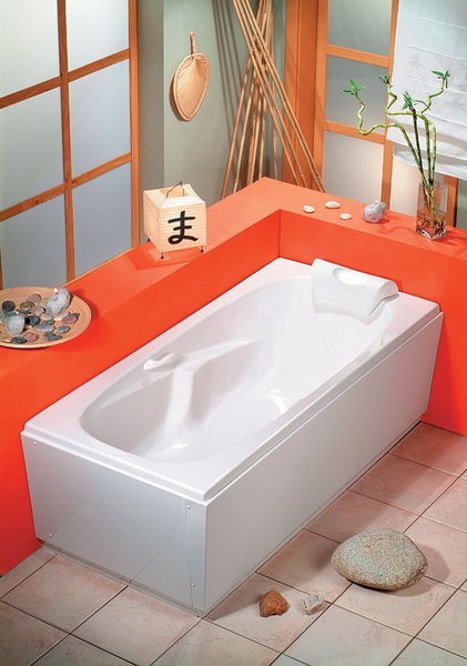 KAMELIE obdélníková vana 170x80x44cm, bílá